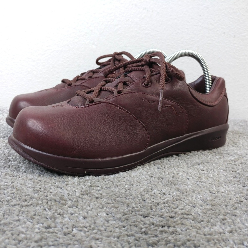 New Balance 901 Womens Size 8 D Brown Red Leather Walking Shoes WW901BR